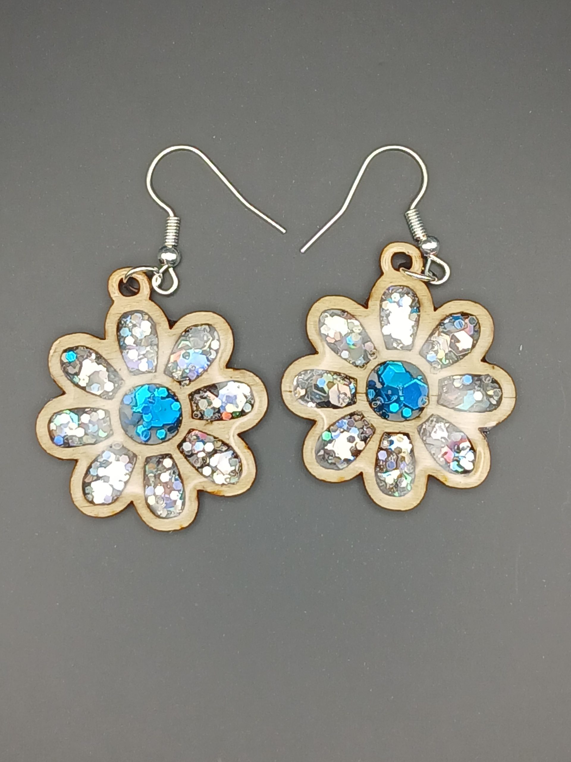 Boucle d oreille fleur 1