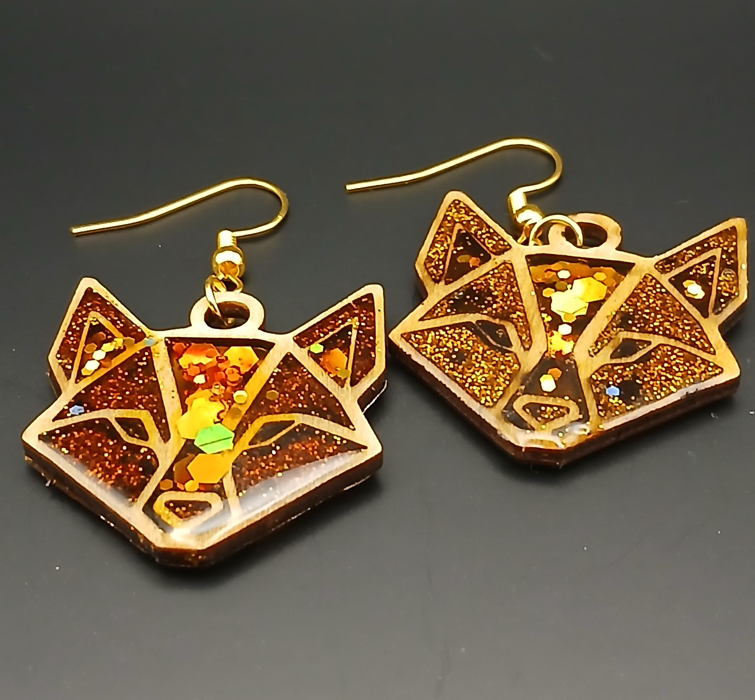 Boucle d oreille renard